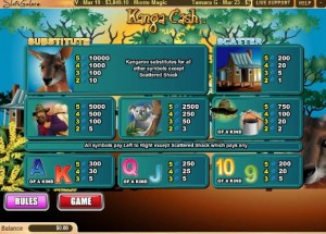 kanga cash spielen